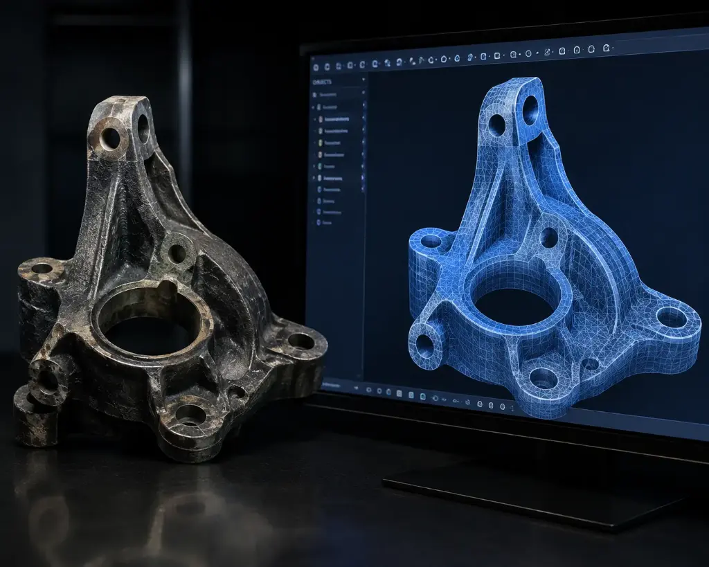  Reverse engineering, da scansione a modello CAD