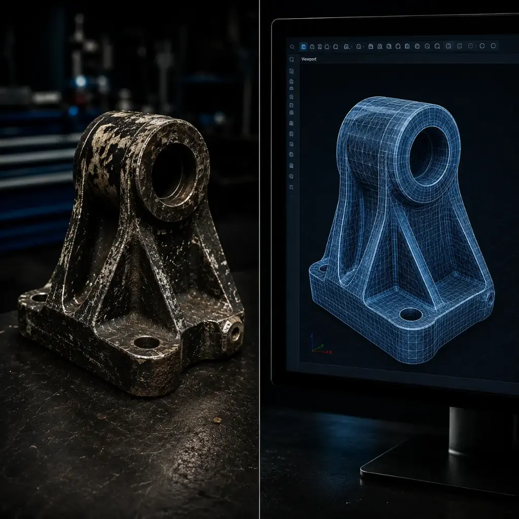  Reverse engineering, da scansione a modello CAD