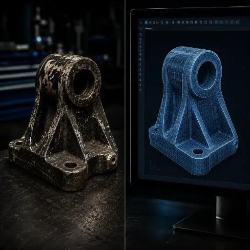  Reverse engineering, da scansione a modello CAD